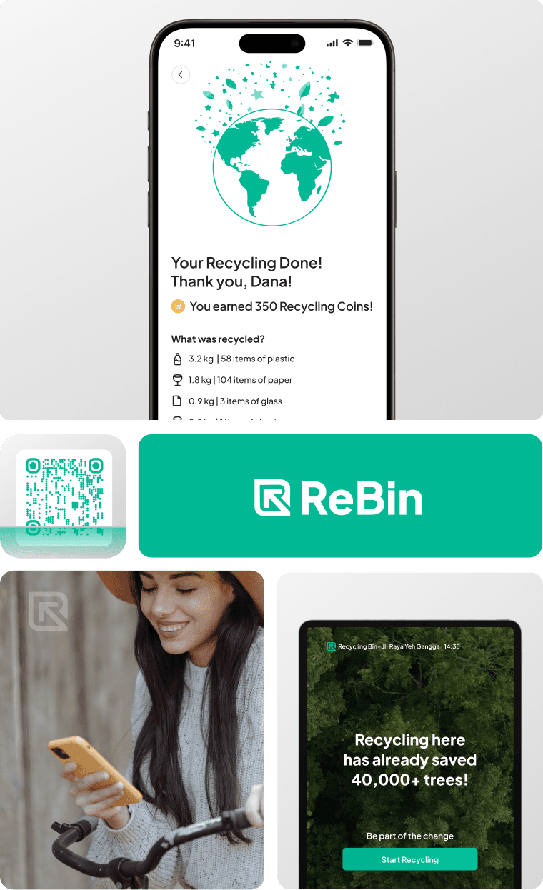 The five components of the ReBin system