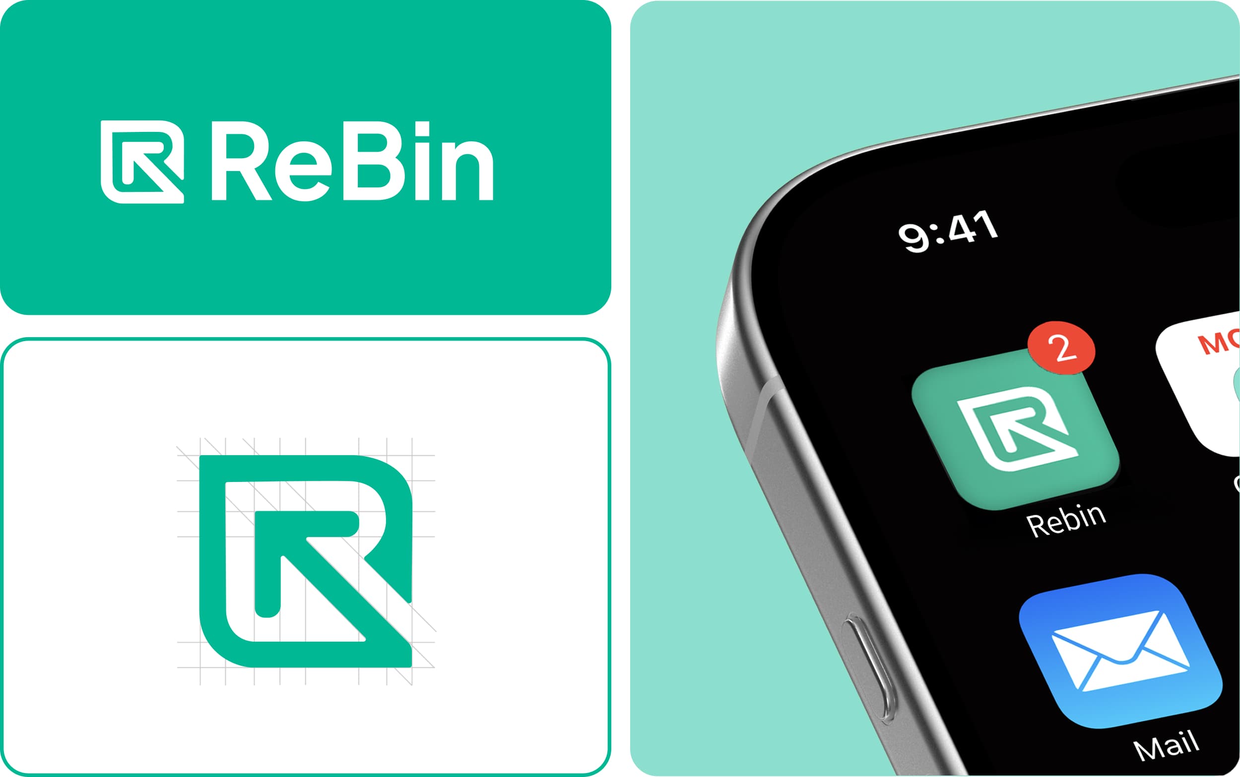 The ReBin logotype